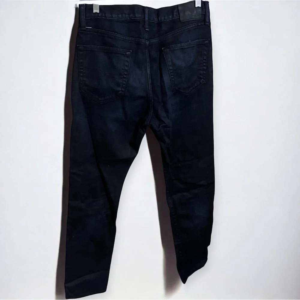 Lucky Brand Dark Wash 1 Authentic Skinny Straight Button Fly Jeans Size 33 X 32